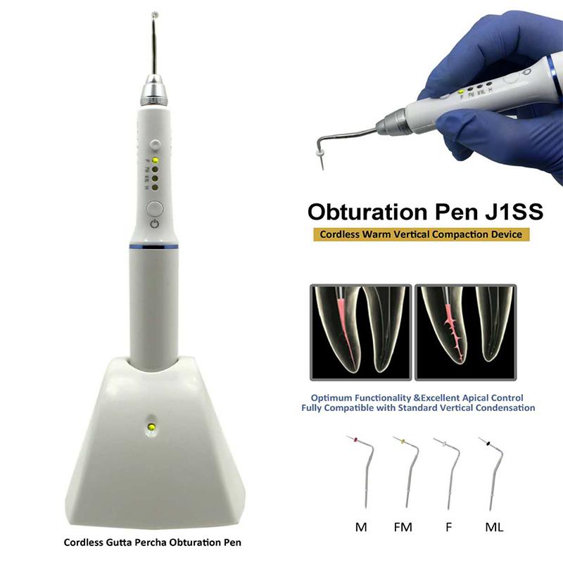 Sistema di otturazione in guttaperca dentale cordless Penna riscaldata endo + 4 punte