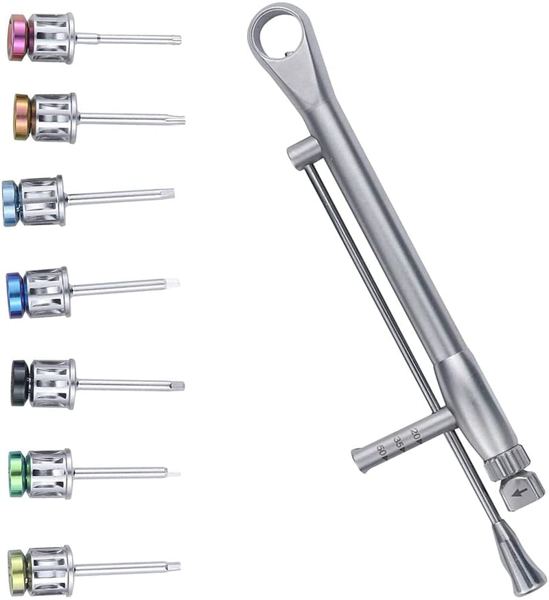 Kit de reparación de llave dinamométrica para implantes de instrumentos dentales