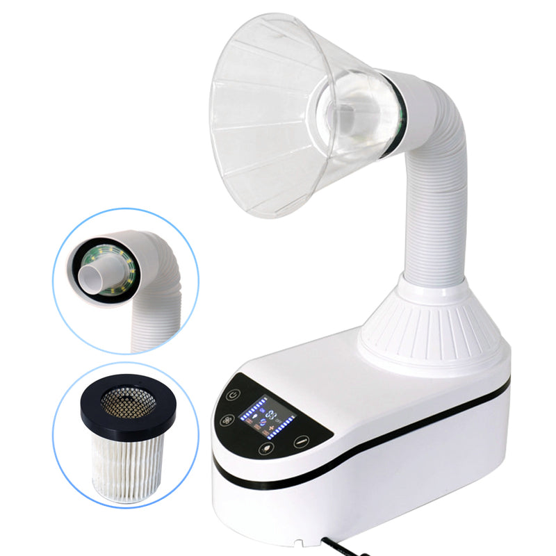 Collettore di polveri per aspirapolvere per lucidatrice dentale da 230 W con impugnatura di macinazione della lampada a LED