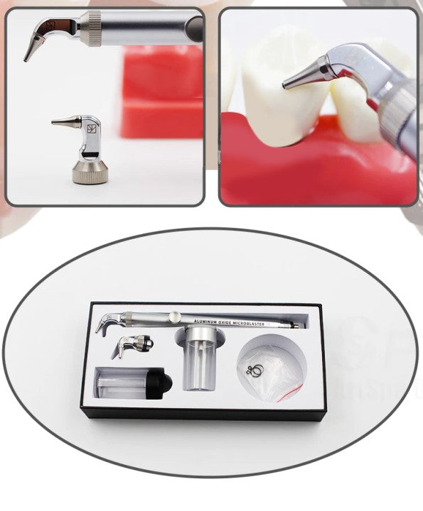 2in1 Dental Alumina Air Abrasion Polijstmachine Sandblaster Lab Tandheelkunde tool