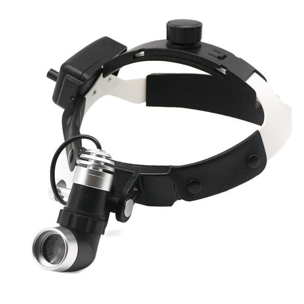 80000 Lux Leistungsstarke Stirnlampe mit binokularer Lupe 2,5-fach/3,5-fach Helm-Dentallupe