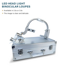 2.5X 3.5X Dental LED Head Light Lamp For Magnification Binocular Loupes 5W Light
