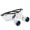 Dental Surgery Medical Binocular Magnifying Glass 3.5X 420mm + Portable Blue Headlight