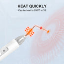 Dental Gutta Percha Obturation System Endo Heated Pen With 2 Tips Hot Melt Filling
