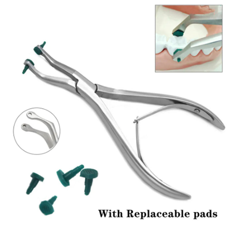 Dental Crown Remover Plier Forceps Removing Temporary Teeth Veneers Spreader