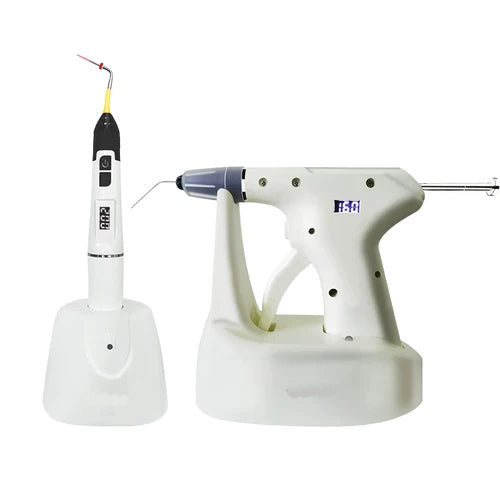 Advanced Dental Endo System with Warm Gutta-percha Obturation Gun and 4PCS Heating Tips for Dentists