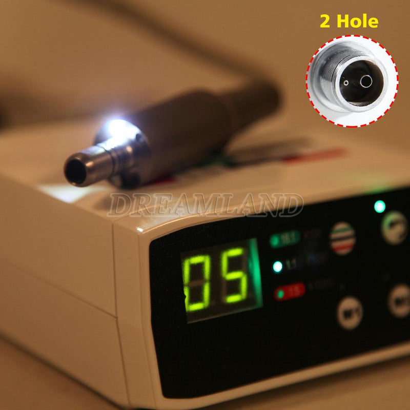Dental Laboratory LED Electric Micro Motor 2 Hole Internal Spray