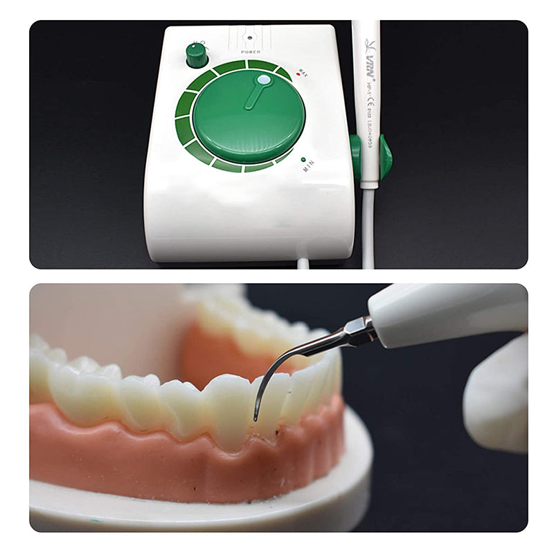 Limpiador ultrasónico LED eléctrico dental