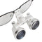 Occhialini binoculari medici chirurgici odontoiatrici 2.5X 420mm lente di ingrandimento in vetro ottico con struttura in metallo