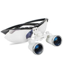 Occhialini binoculari medici chirurgici odontoiatrici 3.5X 420mm lente di ingrandimento in vetro ottico con cornice nera