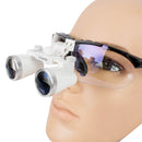 Occhialini binoculari medici chirurgici odontoiatrici 3.5X 420mm lente di ingrandimento in vetro ottico con cornice nera