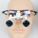 Loupes binoculaires dentaires Loupe en verre optique 3.5X 320mm pour chirurgie médicale