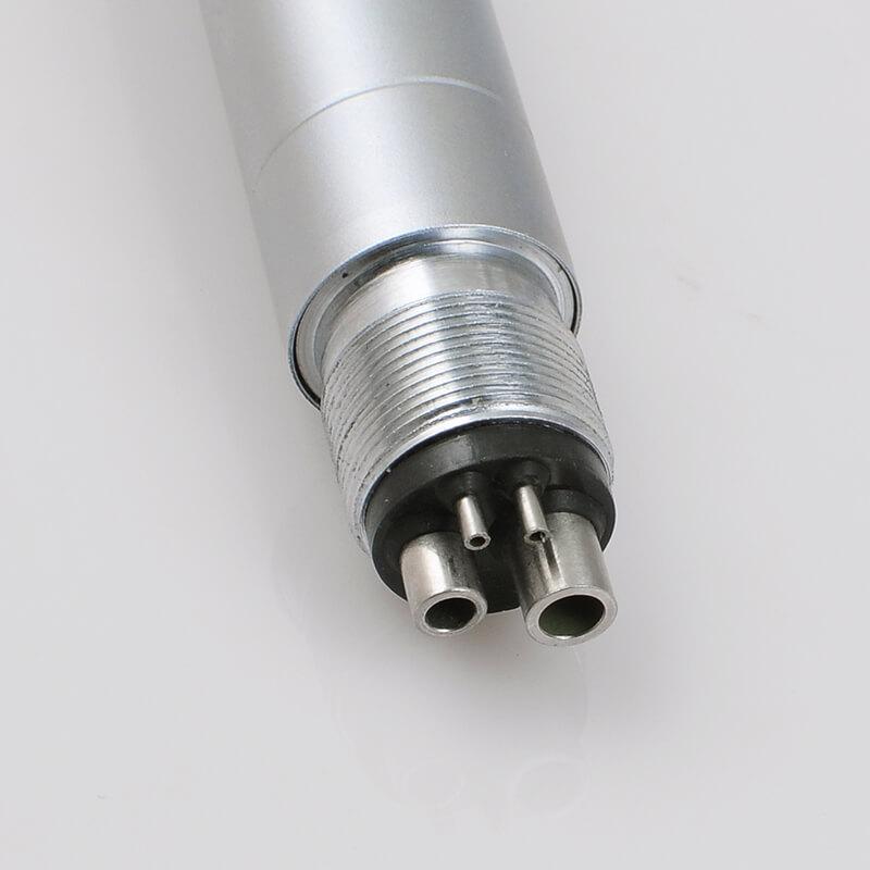 Manipolo dentale a LED ad alta velocità a 4 fori Pulsante di coppia standard 3 nebulizzazione d'acqua con impugnatura ovale
