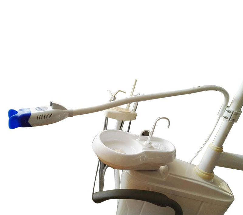 Denti dentali che sbiancano a freddo 8 lampada a LED con acceleratore di sbiancamento che tiene sulla poltrona odontoiatrica