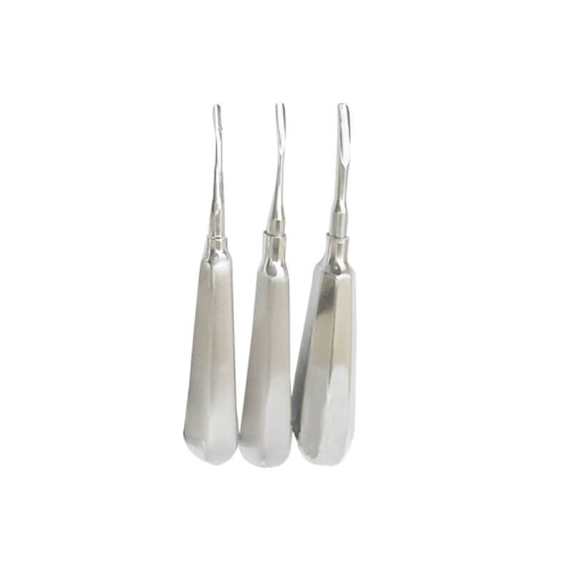 3 pz Dental Coupland Root Elevator Dente Estrarre Lussazione Strumenti di Chirurgia Orale