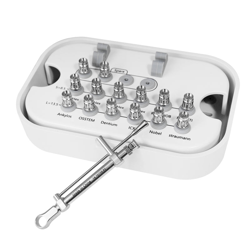 Dental Implant Torque Wrench Screwdriver Kit Dentist Implant Restoration Tool