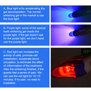 Blanqueamiento dental de la lámpara del blanqueamiento de los dientes LED con los colores teledirigidos 3