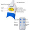 Blanqueamiento dental de la lámpara del blanqueamiento de los dientes LED con los colores teledirigidos 3