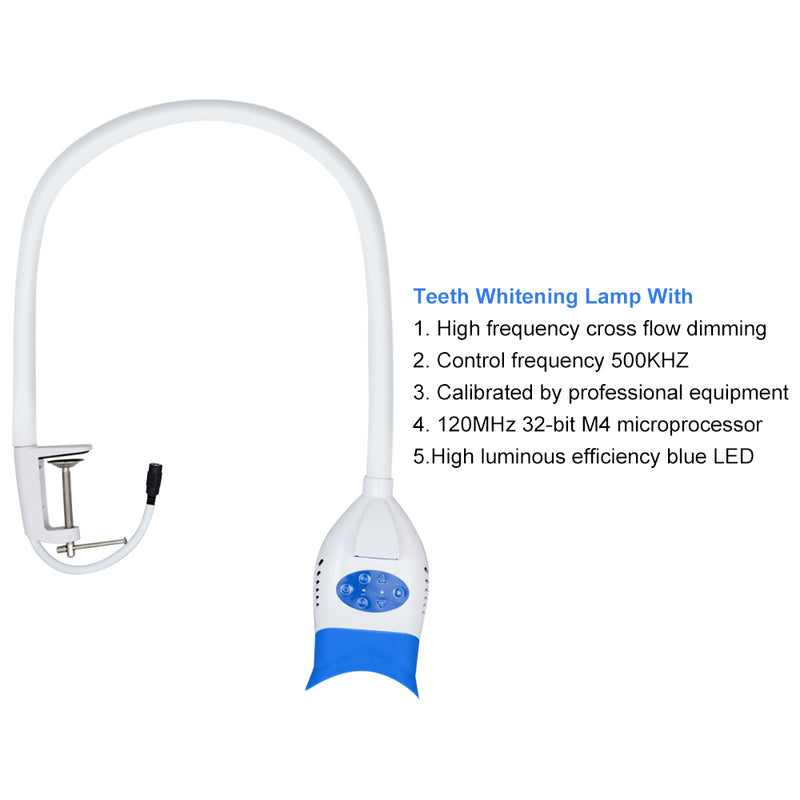 Tandheelkundige Tanden Whitening 10 LED Licht Lamp Bleken Accelerator Arm houder Geschikt Tafel Bureau: