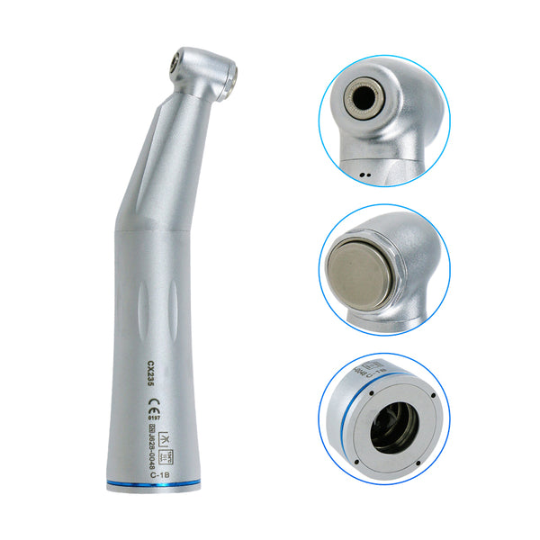 Dental Low Speed Push Button Type Handpiece Contra Angle Fit Bur Ø2.35mm