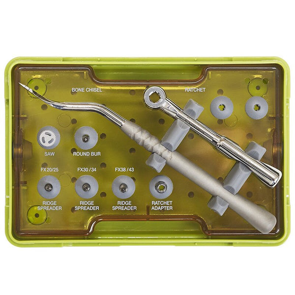 Strumenti per chirurgia implantare dentale Kit di frese per spargitrici di creste