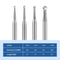 5pcs/Pack Dia.2.35mm Dental Carbide Bur Drill Round Type For Straight Handpiece Or Micro Motor Handpiece