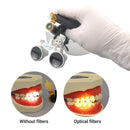 Dental Magnifier LED Headlight Dental Adjustable Magnifier Binocular