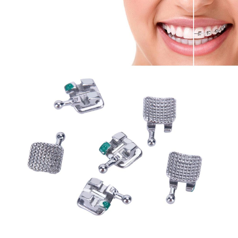 400pcs Dental Orthodontic Brackets Braces Metal MIM Monoblock / Mesh Base