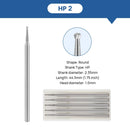5pcs/Pack Dia.2.35mm Dental Carbide Bur Drill Round Type For Straight Handpiece Or Micro Motor Handpiece