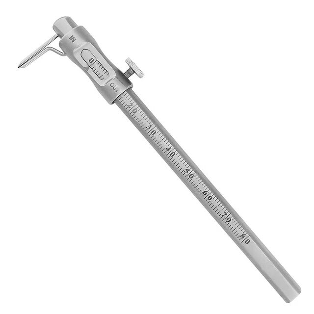 Dental Orthodontic Sliding Caliper Measuring Pen 0-80mm