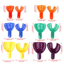 12pcs / set bandejas de impresión dental de plástico