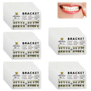 50Packs/1000PCS Dental Orthodontic Metal Brackets Braces Mini Roth 022 Slot 345 Hooks