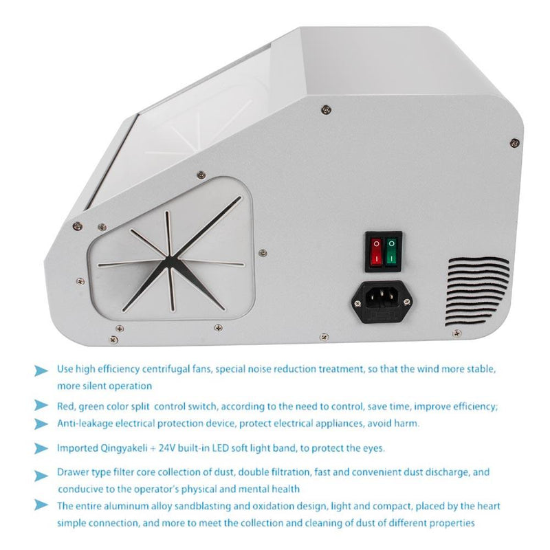 Dental Lab Dust Collector Dust Extractor Machine for Sandblasting Polishing