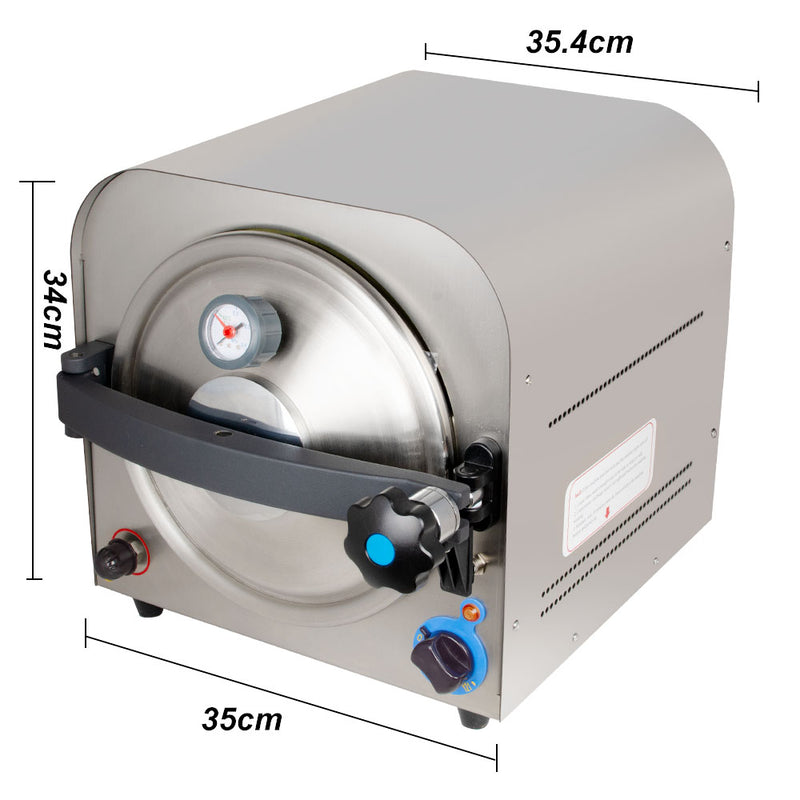 Apparecchiatura medica di sterilizzazione del vapore dello sterilizzatore dell'autoclave del laboratorio odontoiatrico 14L 900W