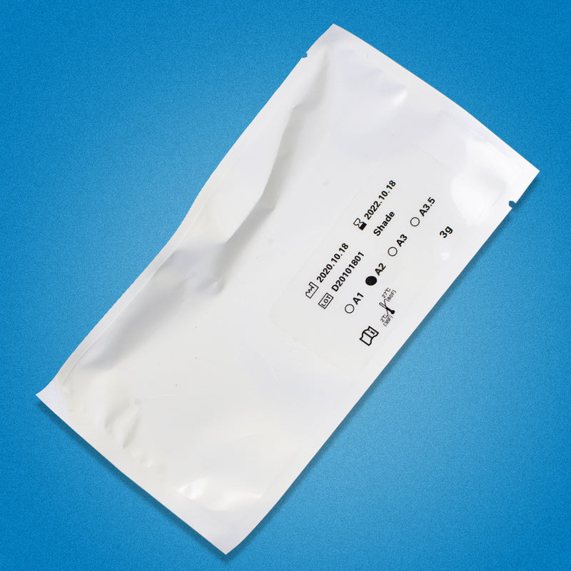 1 paquete Denshine Light Cure Hybrid Dental Resin Composite Jeringa Sombra A2