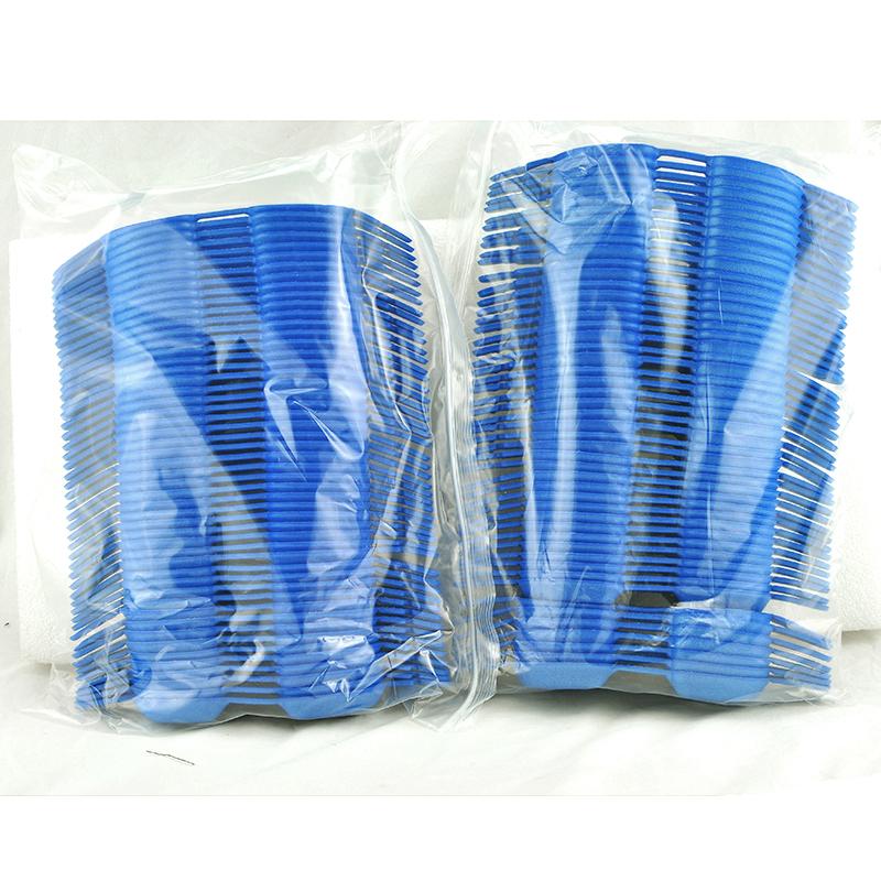 100 bandejas de arco doble desechables de fluoruro dental para gel o espuma