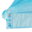 200pcs sac de poche de stérilisation auto-scellant outils à ongles bleu clair 3.54 * 10 ''