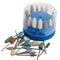 35st Dental Lab Silicone Polijstmachine Burs voor Composiethars + 1pc 60 gaten Holds