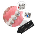 10 paquetes de soportes de metal de ortodoncia dental MIM Braces estándar MBT 022