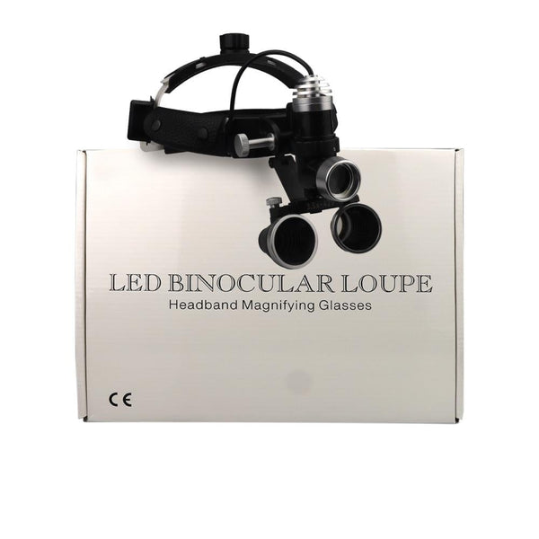 Dental Loupes Dental Magnifier Headlamp High LED Light  Adjustable Medical Operation 5W Surgical Loupes