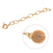 2pcs/Pack Dental Orthodontics Lingual Traction Button  Chain Golden Round Acessorios Materials