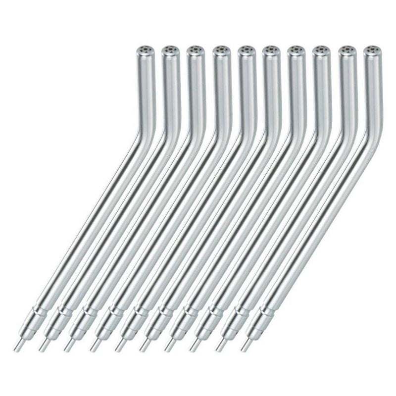 10pcs 3 Way Dental Air Water Spray Syringe Nozzles Tips Stainless Steel