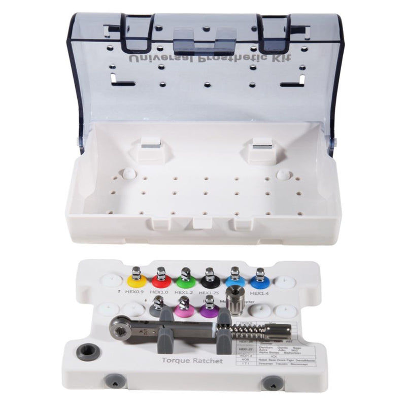 Dental Universal Implant Torque Wrench Screwdriver Kit Dental Restorative Tool Kit