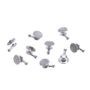 10pcs/Bag Dental Orthodontic Bondable Lingual Buttons with Hook Round Base