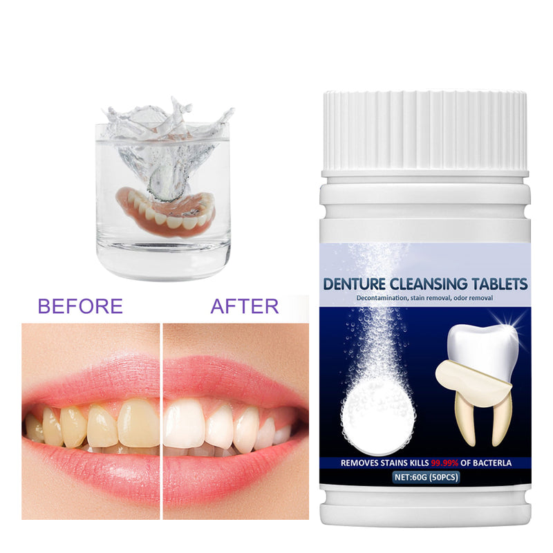 Retainer Cleaner Tablets Removes Stain Dental Appliances