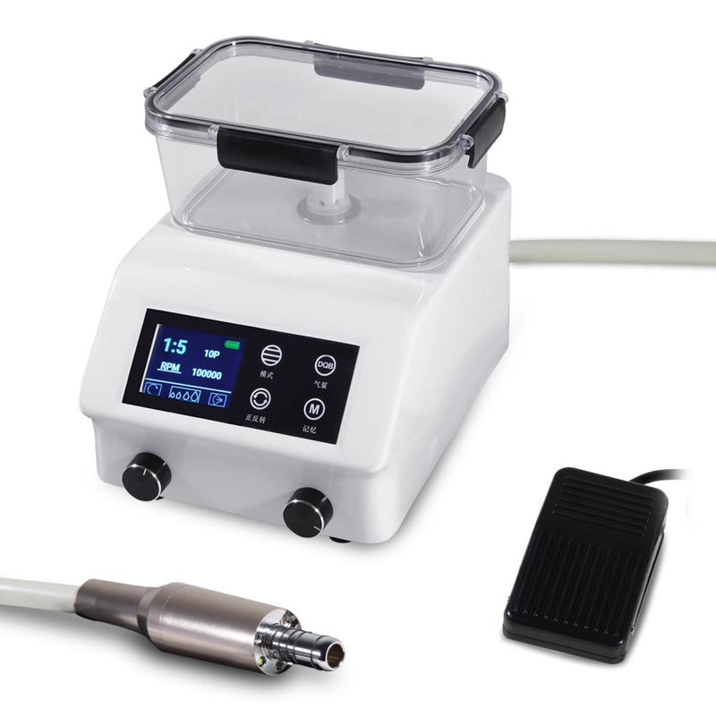 dental electric brushless micromotor fiber optic LED with water supply