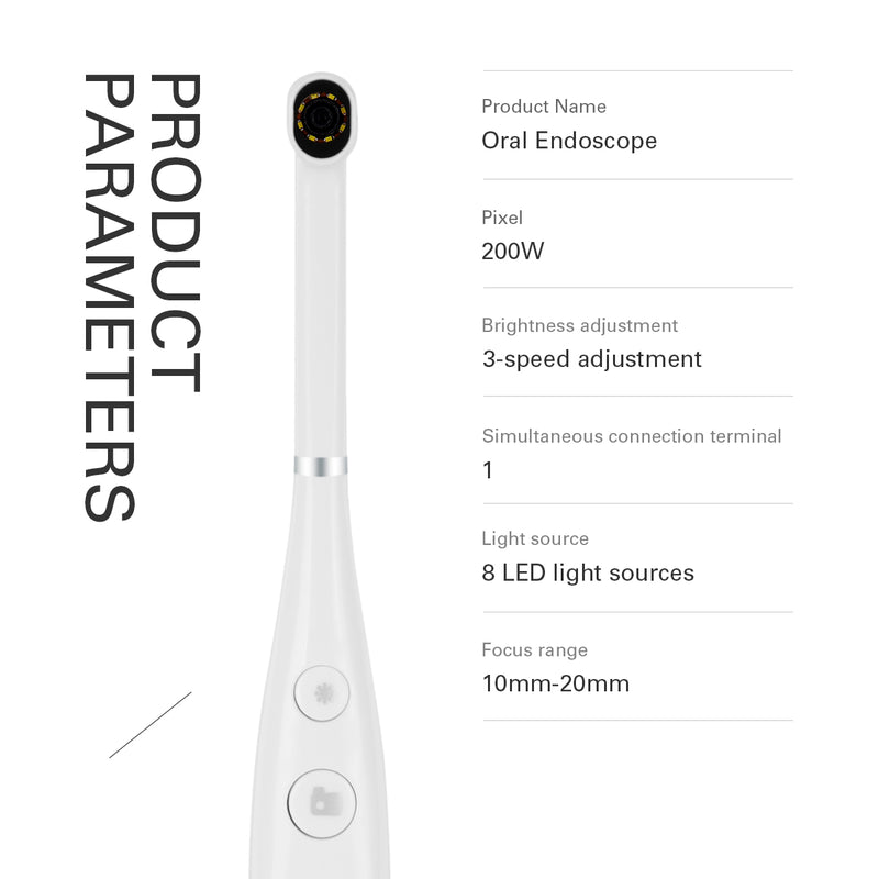 8 LED Dental USB Intraoralkamera Oralendoskop für Computer & Android