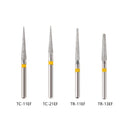 Dental Diamond Burs For High Speed Handpiece Friction Grip FG 1.6mm Bur 5Pcs/Box 42Types