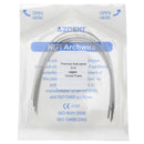10Pcs/Pack Dental Niti Thermal Activated Round Arch Wire Oval Form Orthodontic Archwire Lower/Upper