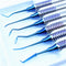 6pcs Dental Composite Resin Filling Spatula Titanium plated Head Resin Filler Set